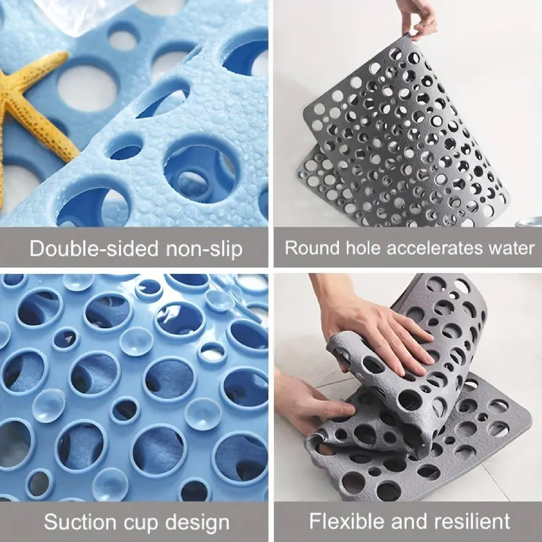 Miniatura 2 de Alfombra Tapete De Ducha Antideslizante